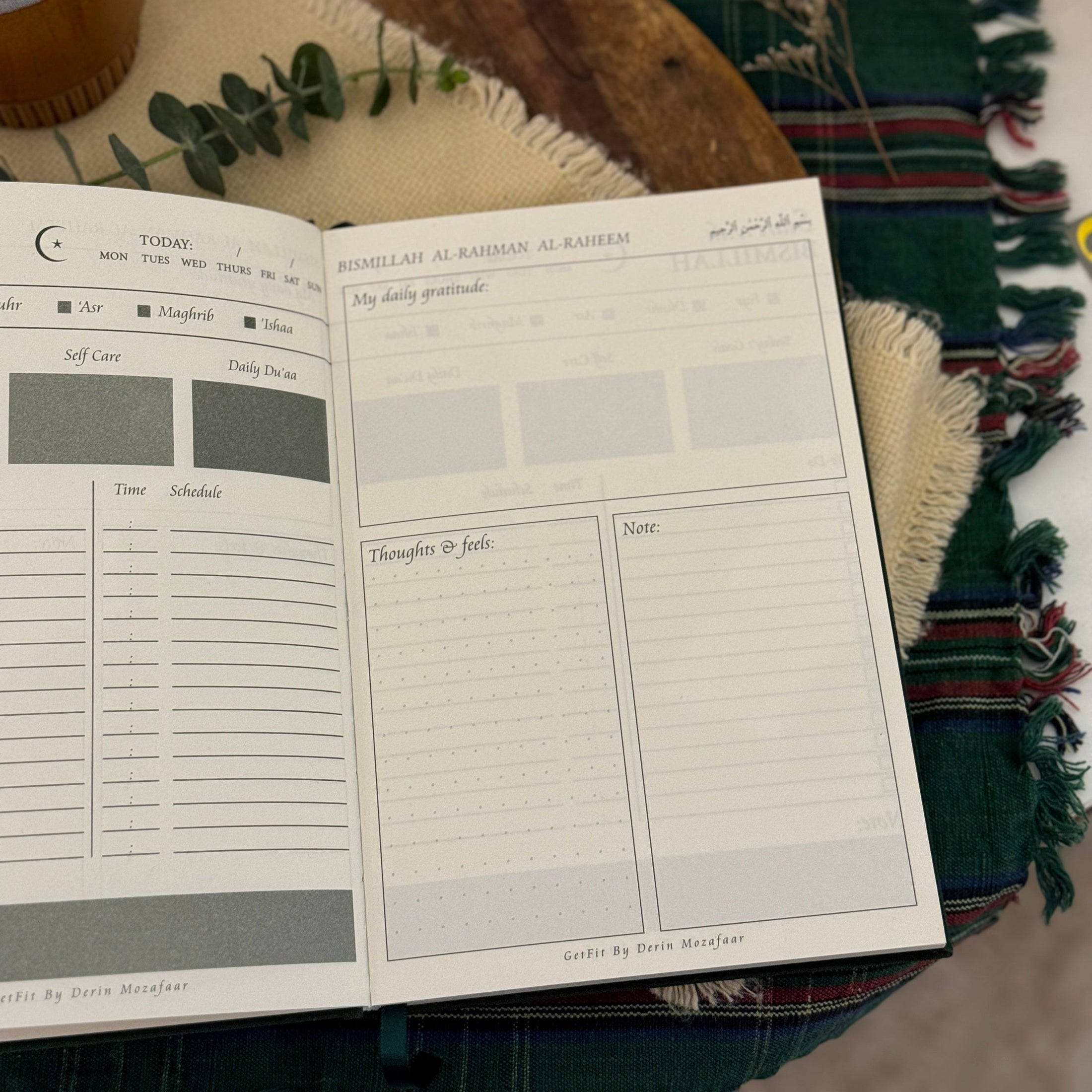 Islamic daily planner (english)