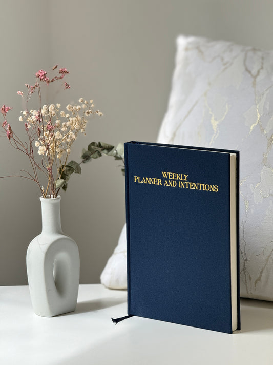 Weekly planner & intentions (english)